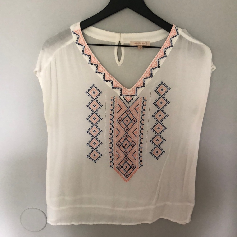 Skies are Blue Tribal Blouse